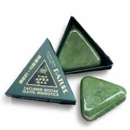 Nature Herbal Seven Green Triangle shampoo Soap Bar 1 peice