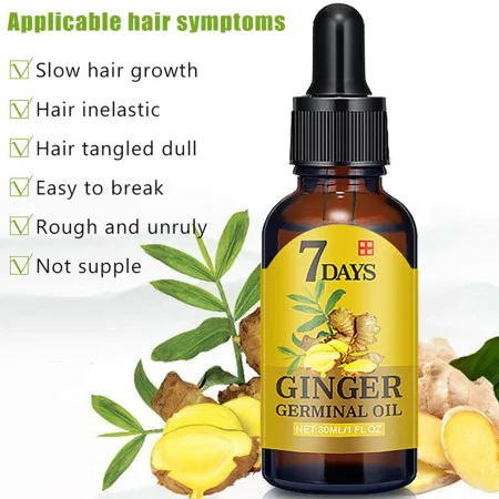 7 Days Ginger Hair Growth